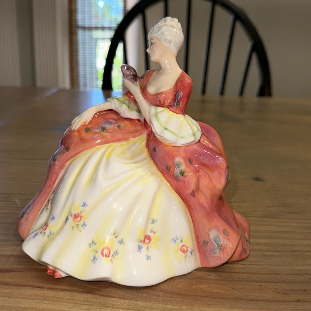 Vintage Wistful Royal Doulton Lady Figurine